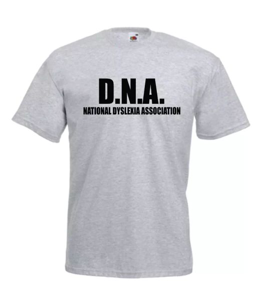 

d.n.a, dyslexia xmas gift idea mens women t shirts multi-color s-2xl, White;black