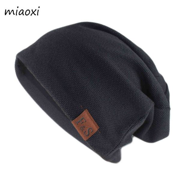 

new fashion hat for men and women autumn knitted solid color skullies beanies spring casual soft turban winter gorras y21111, Blue;gray