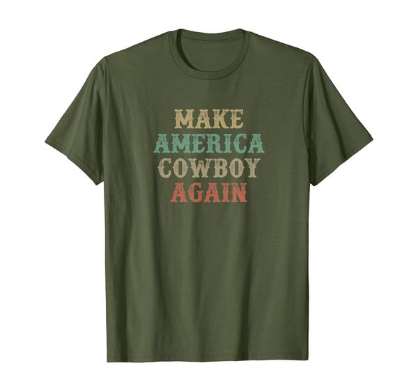 

Make America Cowboy Again - Vintage Style T-shirt, Mainly pictures
