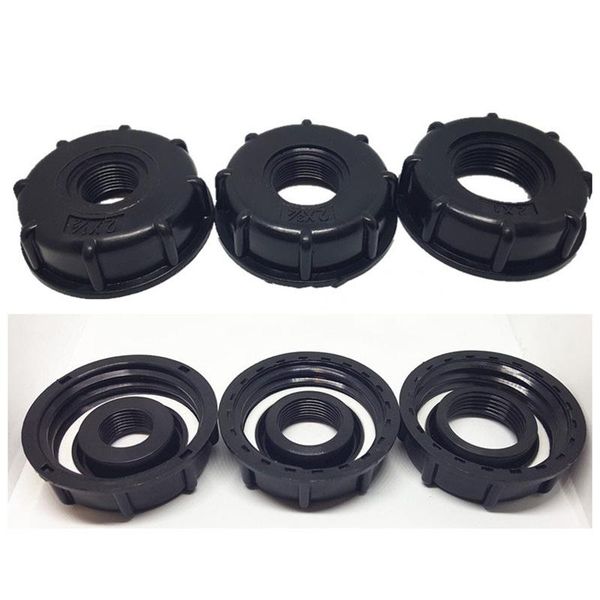 

1pcs plastic pipe fittings coarse threaded cap home water connectors stainless steel adaptor connector 60mm watering equipments