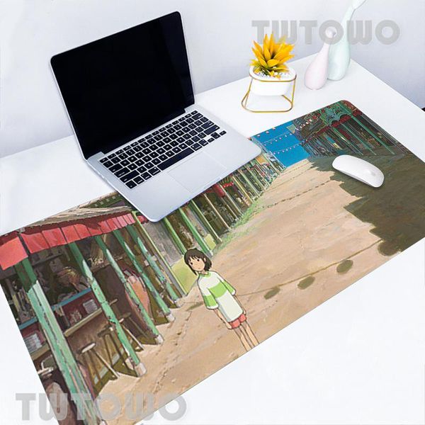 

mouse pads & wrist rests anime spirited away dragon hd pad soft lovely art gamer anti-slip carpet office decoration mousepad mousepads