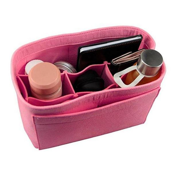

storage baskets felt basket multifunction organizer box desk debris fashion makeup bag multi-pocket