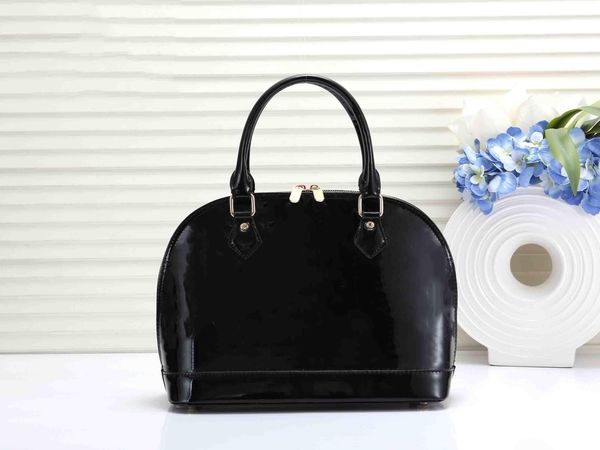 

brand designers women casual tote bag handbags famous classic bags ladies handbag large monograms pu leather shoulder patent leather bag 511