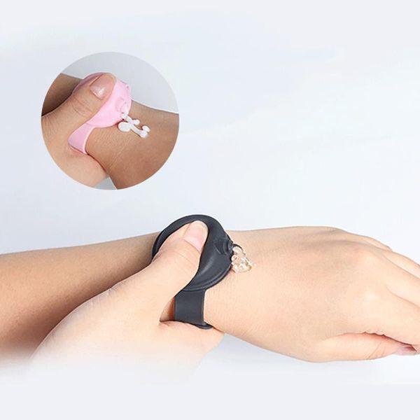 

storage bottles & jars wristband hand dispenser sanitizer dispensing silica gel wearable pumps disinfecta wristbands band wrist