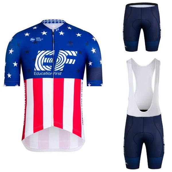 

men cycling jersey set team clothing road bike suit shorts racing sets, Black;blue
