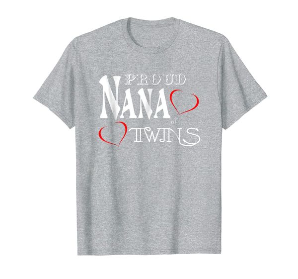 

Twins Nana Shirt - Proud Nana of Twins T-Shirt - Nana Gift, Mainly pictures