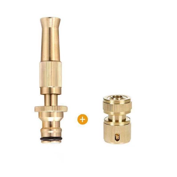

1/2 inch adjustable garden water sprinkler metal brass car washing spray gun household flower watering nozzle equipments