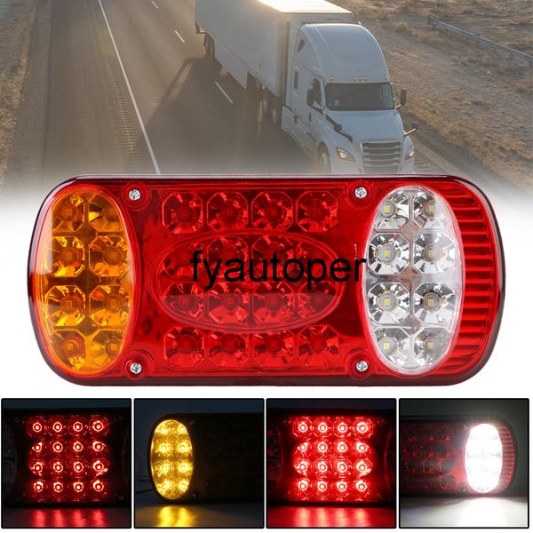 

taillight car truck tail light 12v rear sbrake lights 32led 1pc waterproof signal indicator for trailer lorry