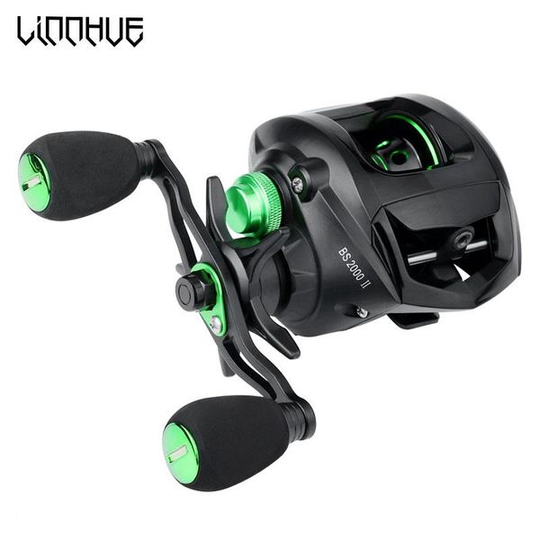 

2000 fishing reel 8kg max drag baitcasting 6.3:1 high speed left right hand light spool carp for bass reels