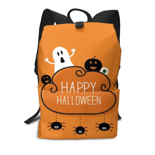 

backpack happy halloween spooky bugs backpacks holiday teenage big streetwear polyester campus bags
