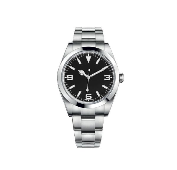 

holiday watch mechanical glide smooth 36mm mens ins women oaks watch stainless steel bezel strap wristwatches, Slivery;brown