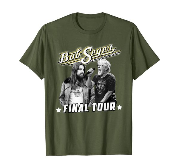 

funny bob tshirt seger love final tour 2019 country musician t-shirt, White;black