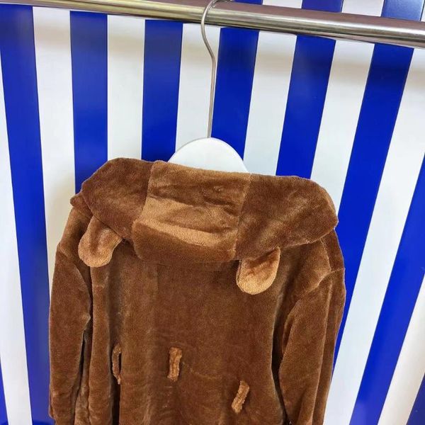 

coat 2021 winter fashion children clothing flannel bathrobe for girl and boy home outfit good quality, Blue;gray