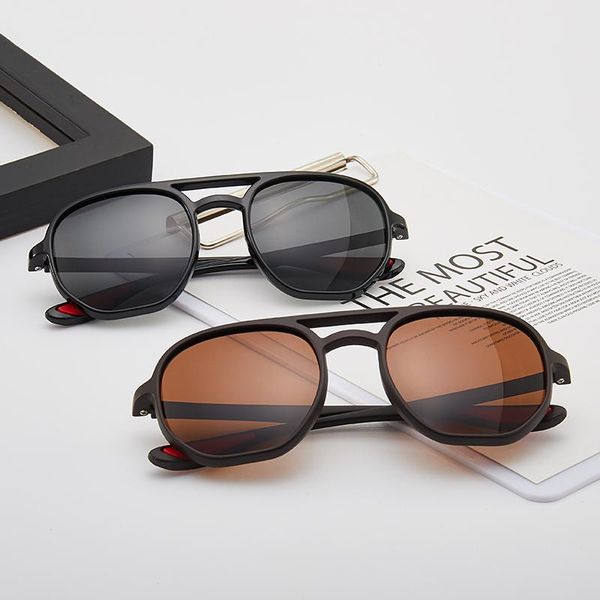 

sunglasses simple style men polarized retro sun glasses vintage driving shades for mirror eyewear oculos masculino, White;black