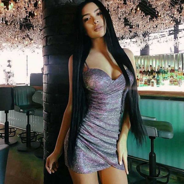 

selling new shiny cross suspender fashion nightclub dress hip wrap skirt, White