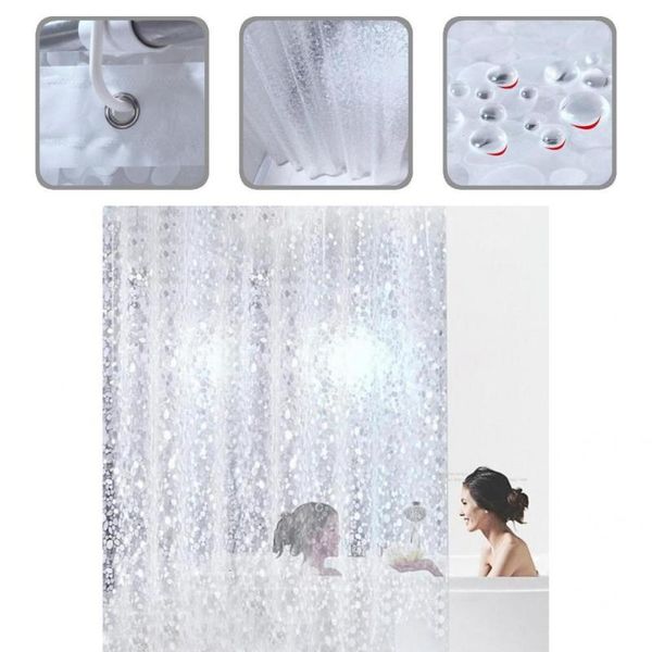 

shower curtains easy to apply durable peva waterproof curtain liner home improvement