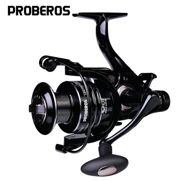 

baitcasting reels proberos spinning reel 13-19kg max drag fishing 3000-6000 series metal spool wheel 4+1bb cnc machine saltwater