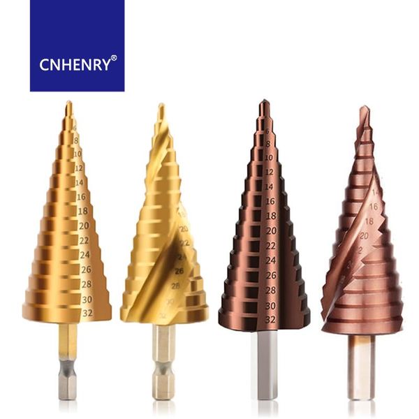 

professional drill bits hss step m35 cobalt titanium coated hole cone bit 4-12/4-20/4-32mm for metal drilling set saw