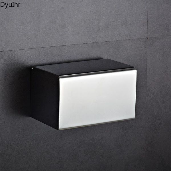 

toilet paper holders bathroom accessories stainless steel square wall-mounted towel holder waterproof box