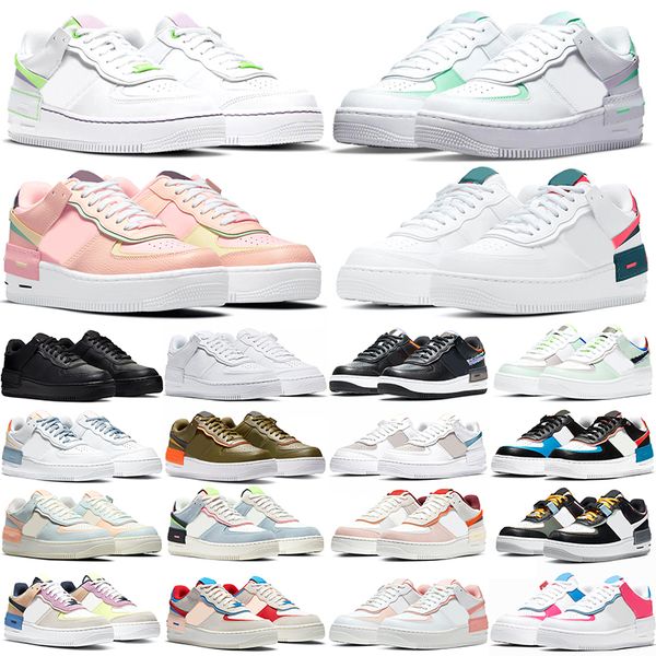 

women shadow pixel platform running shoes triple black white arctic punch solar red electric green infinite lilac sports trainers sneakers