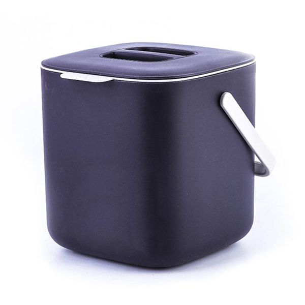 

storage baskets tier kitchen waste trash can with handle,compost drainer garbage bin,rubbish container organizer,storage basket