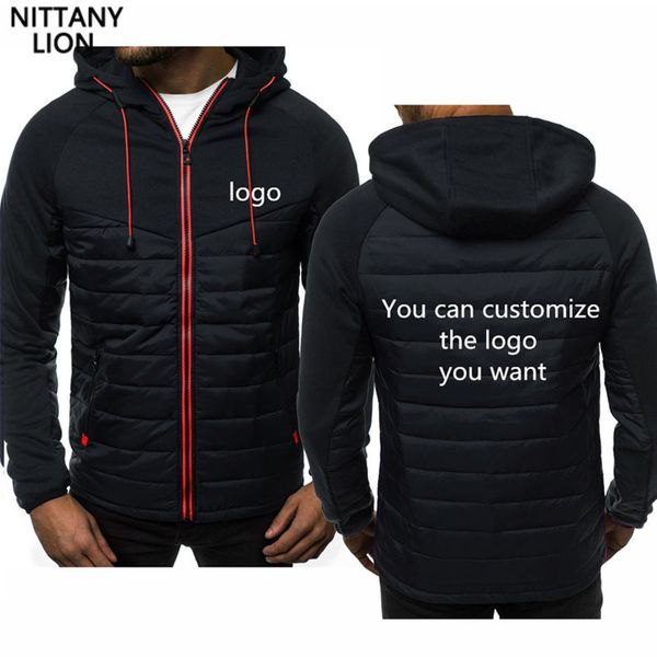

2021 hoodi ets custom print cotton men's zipper hoodie hip hop casual spring autumn tracksuit coat, Black;brown