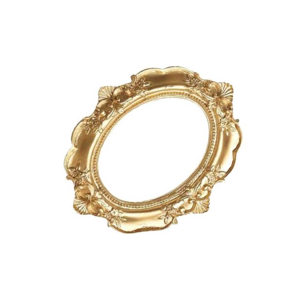 

retro resin picture frame golden mini po deskornament jewelry display for bedroom frames