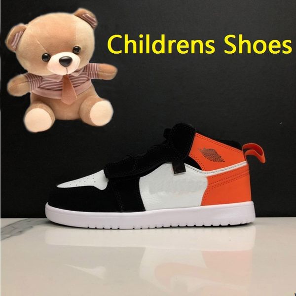 

dunks 2021 1 shoes basketball 1s mid cut grey blue black white red prom night hook & loop kids boys girls sneakers tennis children multi spo