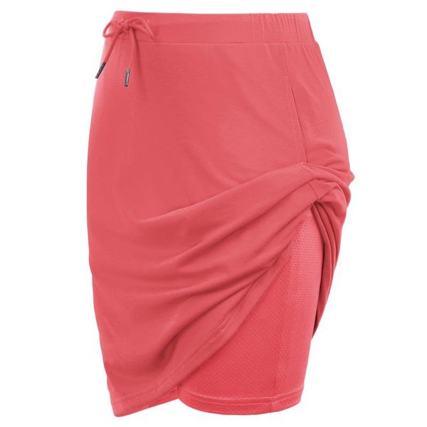 

women's shorts women skirts female ladies leisure plain color sportswear drawstring waist stretchy knitting culotte skirt mesh, White;black