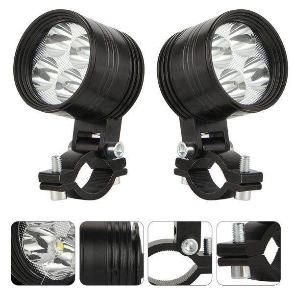 

emergency lights 2pcs motorbike working led spotlights motorcycle auxiliary lamp