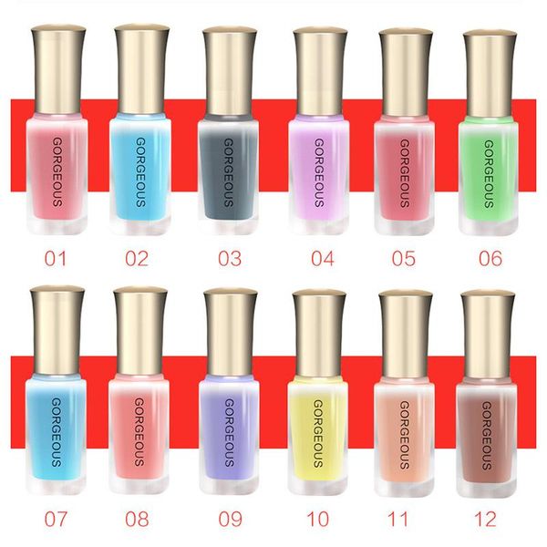 

nail art pen long lasting nudes color shining semi transparent jelly polish gel 10ml ey669
