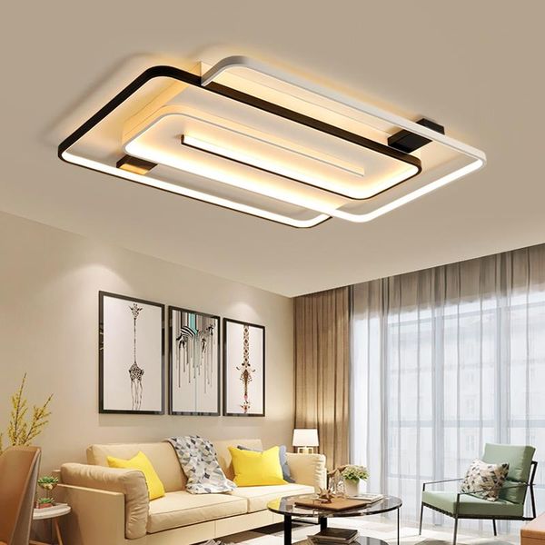 

ceiling lights dimmbale square celing lamp fixtures led for bedroom light lamps decoration decor furniture 110v 220v living room