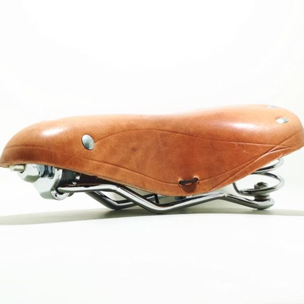 

bike saddles g98-b retro vintage bicycle saddle pure cowhide handmade seat custion sport cycling