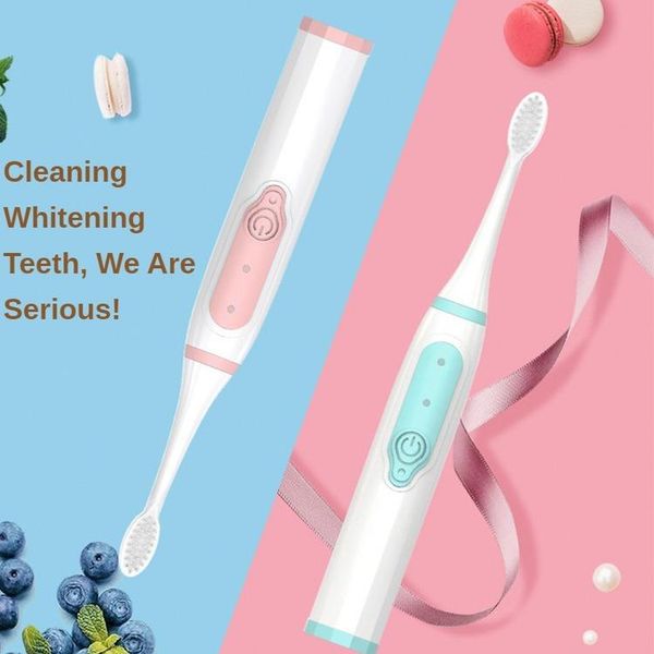 

smart electric toothbrush men and women household non-rechargeable soft bristles deep cleaning teeth sonic