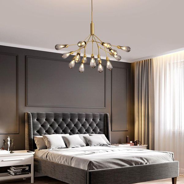 

nordic led stone pendant lights light kitchen dining bar lumiere living room lamps