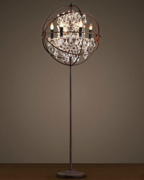 

american style floor lamp crystal light e14 170cm el project table lamps