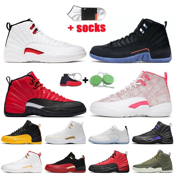 

5a s 2021 twist utility 12s jumpman 12 basketball shoes reverse flu game arctic punch low easter mens womens trainers sports sneakers