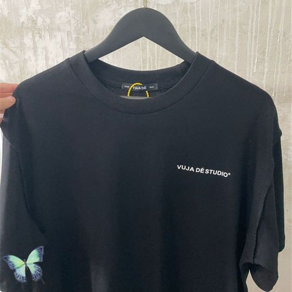 

four seasons men women tees simple letters print t-shirt oversize, White;black
