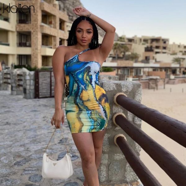 

women dresses summer 2021 new streetwear beach party vacation one shoulder halter mini bodycon dresses female streetwear, Black;gray