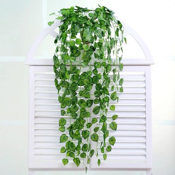 

9line artificial vine exquisite ivy leaf leaves garland plant smallleaf party wedding decoration home gift decorative flowers & wreaths
