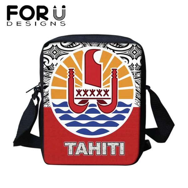 

evening bags forudesigns tahiti polynesian tribe design vintage woman hand shoulder ladies mini casual messenger sac mujer