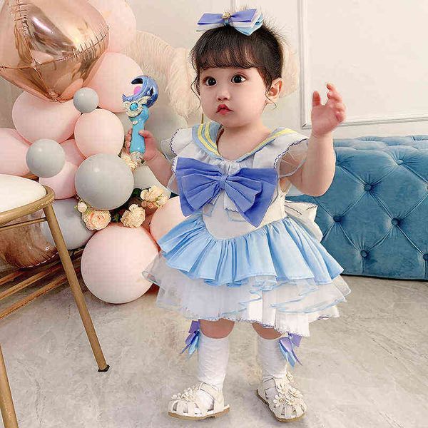

4 pcs baby events party wear tutu infant christening gowns children's princess dresses for girls toddler dress cosplay suit g1129, Red;yellow