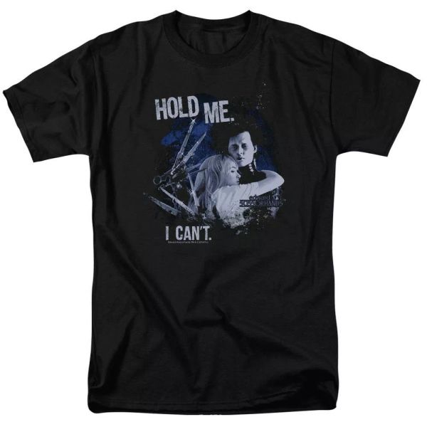 

edward scissorhands hold me t-shirt sizes s-3x new, White;black