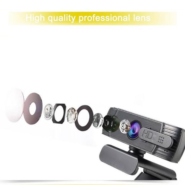 

webcam 1080p cover auto focus web camera video calling for computer microphone with j6w3 webcams