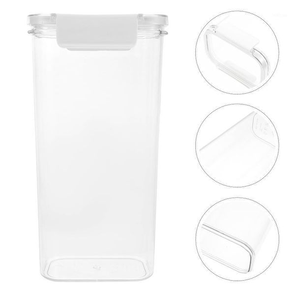 

storage bottles & jars 1pc dried food grains pot kitchen sealing jar snack serving beige