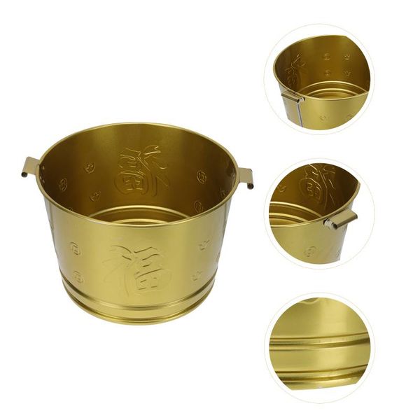 

fragrance lamps 1pc golden burning paper money bucket sacrificial use