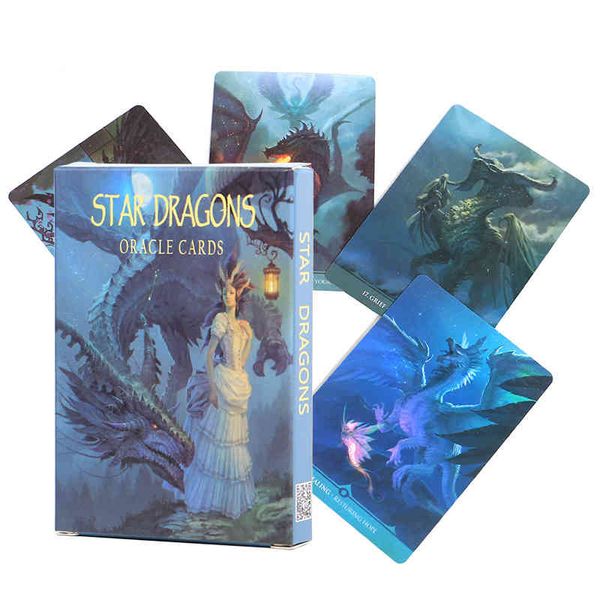 Nova Estrela Dragões Blue Star Dragon English Tarot Brand Direct Vendas Cartões Black Friday Ofertas