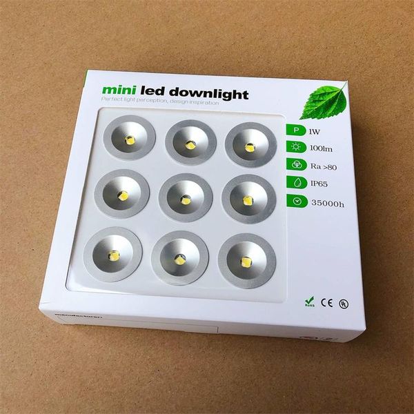 

downlights 9pcs 1w square ip65 mini led downlight outdoor garden bathroom corridor ceiling spot bulb light sauna lighting ce