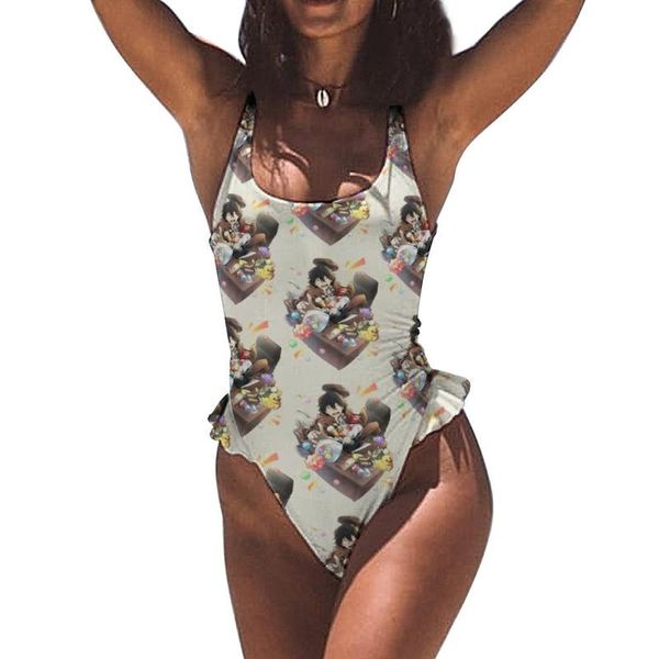 

one-piece suits bungou stray dogs swimsuit whole sale cute swimwear rave one piece for chubby bathing suit