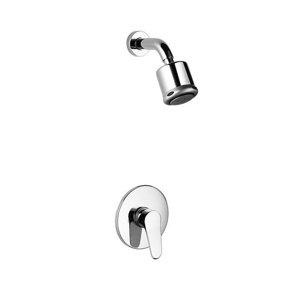 

into the wall-mounted and cold mixing valve pre-buried box dark-mounted supercharged spray head bathroom shower set sets